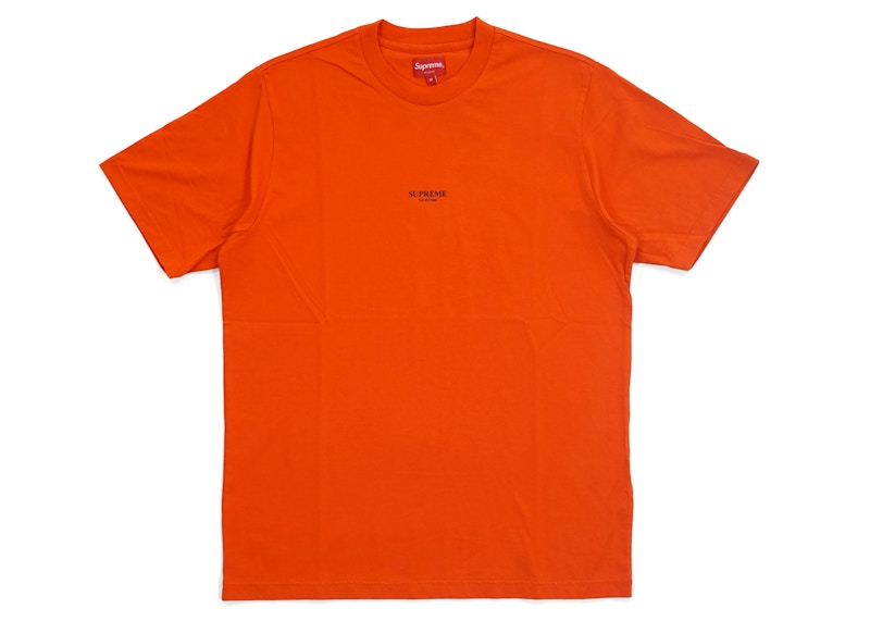 Supreme First & Best Tee Oranje