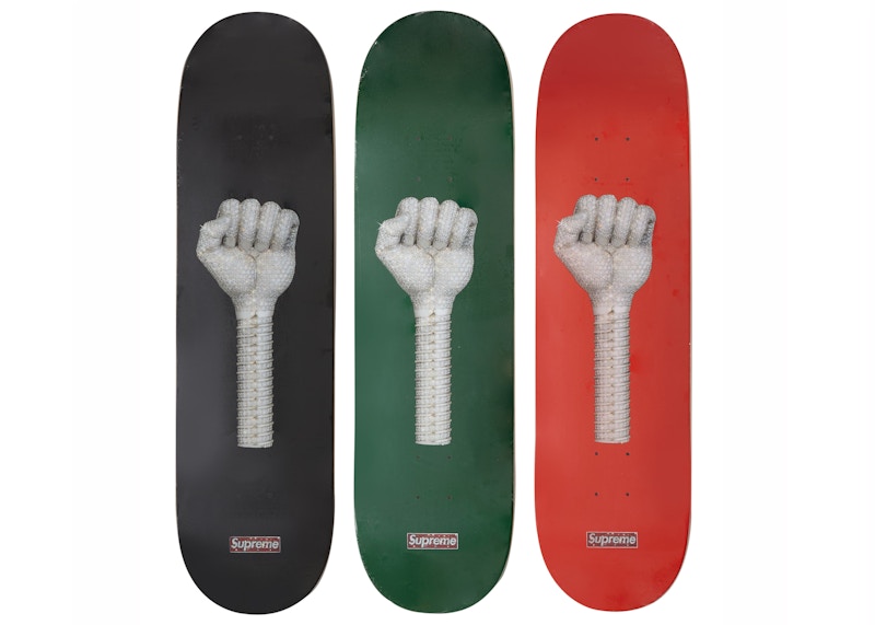 Supreme Fist Skateboard Deck Set