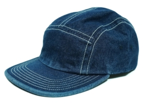 Supreme Fitted Rear Patch Camp Cap Blauw