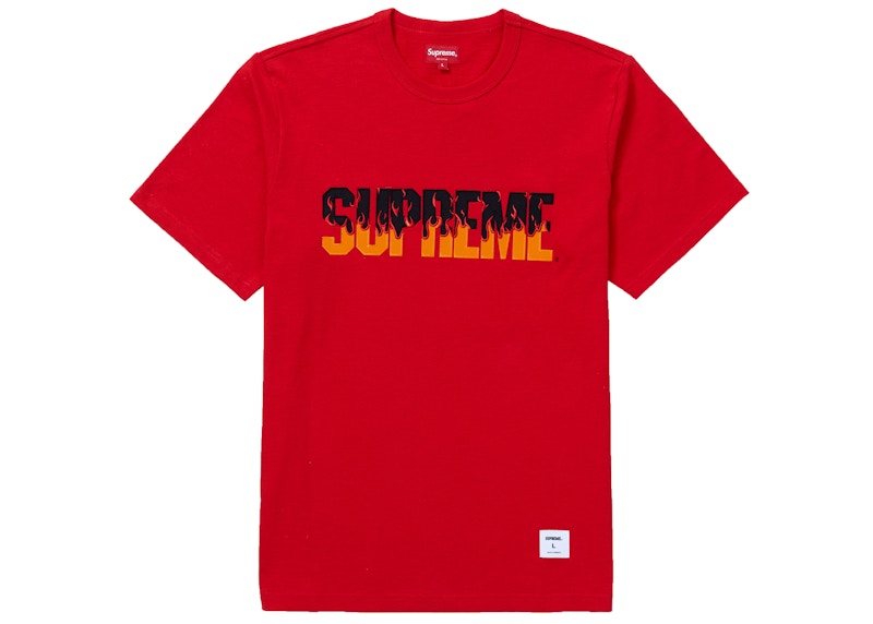 Supreme Flames S/S Top Rood