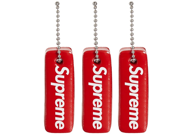 Supreme Floating Keychain Rood
