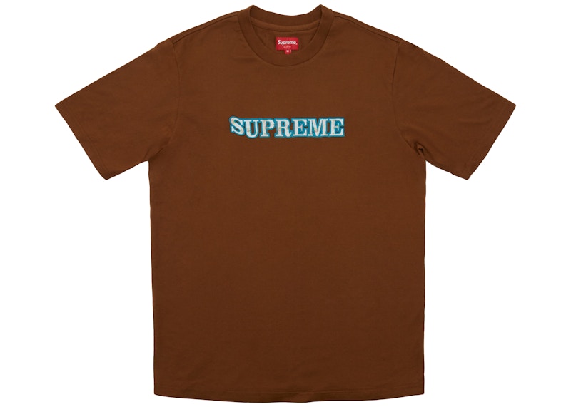 Supreme Floral Logo Tee Bruin