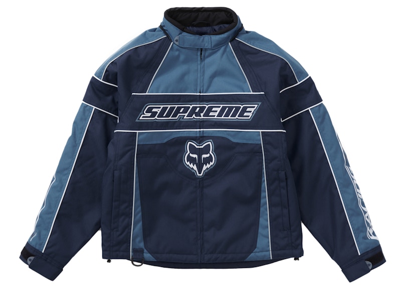 Supreme Fox Racing Jacket Blauw