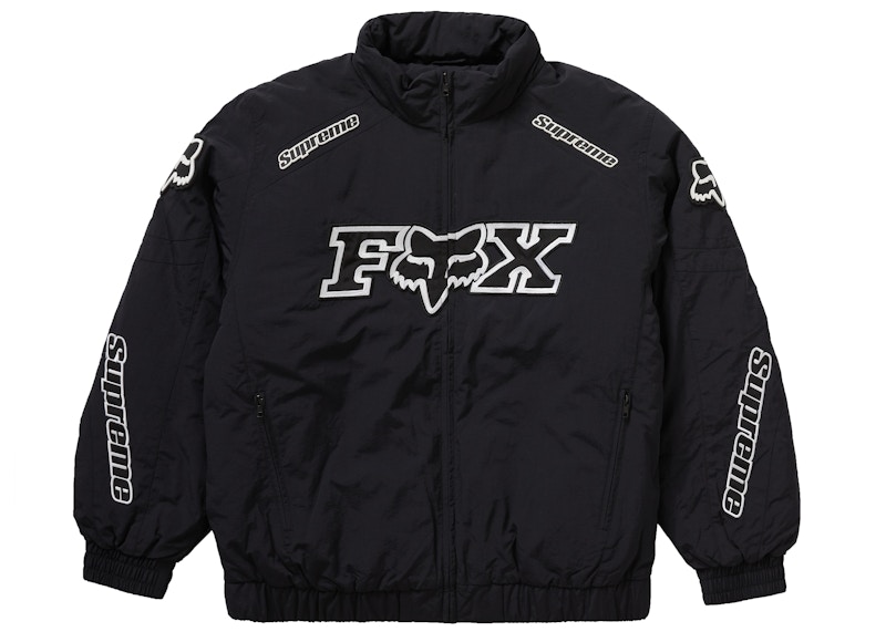 Supreme Fox Racing Puffy Jacket Zwart