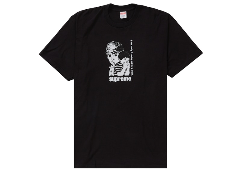 Supreme Freaking Out Tee Zwart