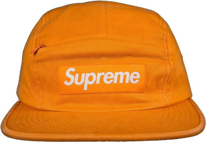 Supreme Front Panel Zip Camp Cap Oranje