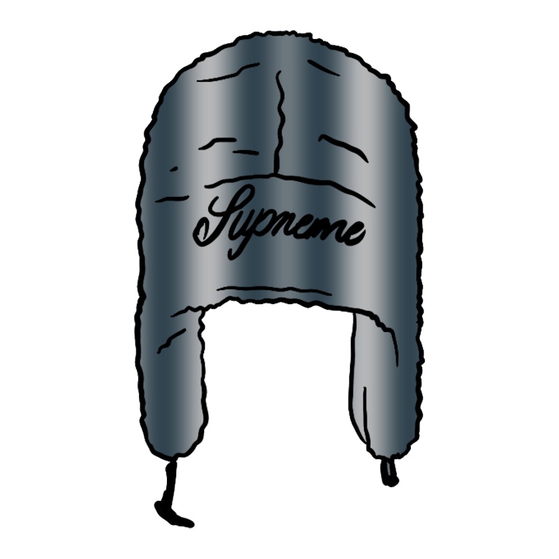 Supreme Fuax Fur Trooper Ice Blauw