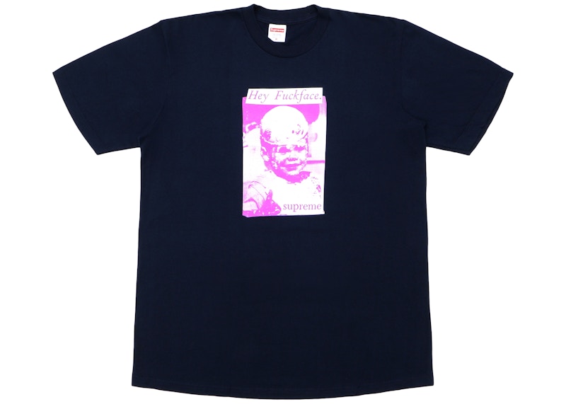 Supreme Fuck Face Tee Blauw