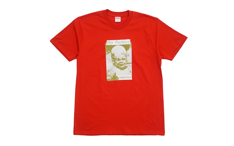 Supreme Fuck Face Tee Rood