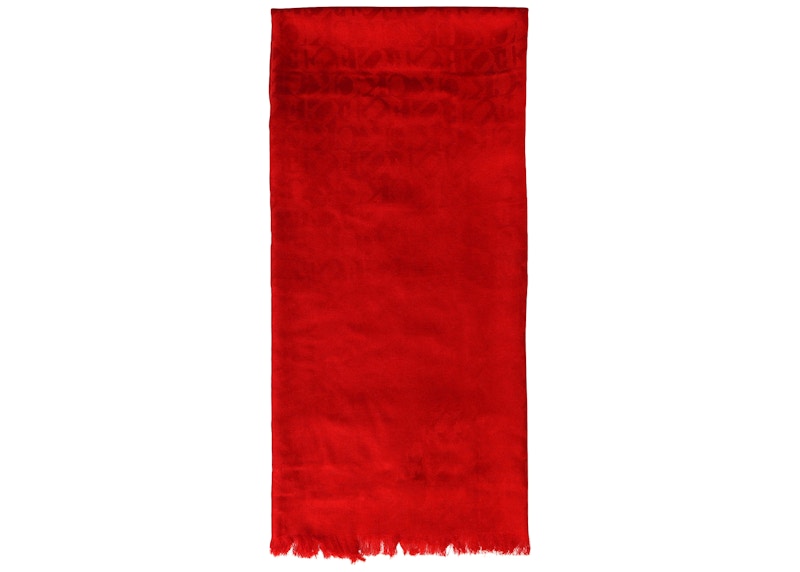 Supreme Fuck Wool Scarf Rood