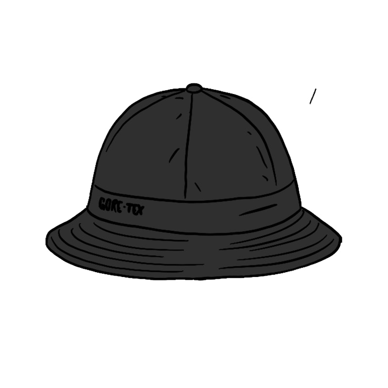 Supreme GORE-TEX Bell Hat Zwart