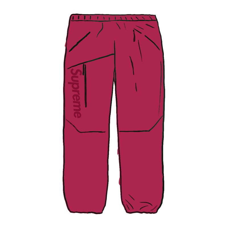 Supreme GORE-TEX Paclite Pant Dark Rood