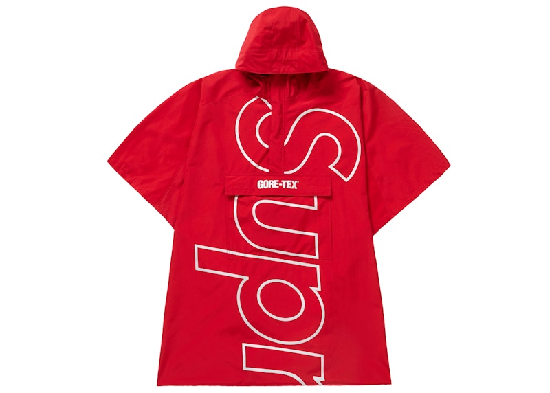 Supreme GORE-TEX Poncho Rood