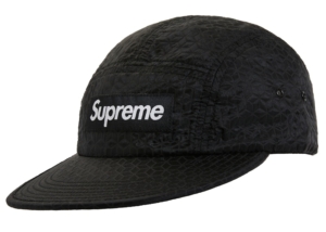 Supreme Geometric Ripstop Camp Cap Zwart