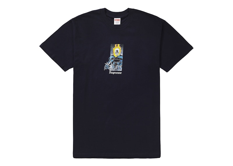 Supreme Ghost Rider Tee Blauw