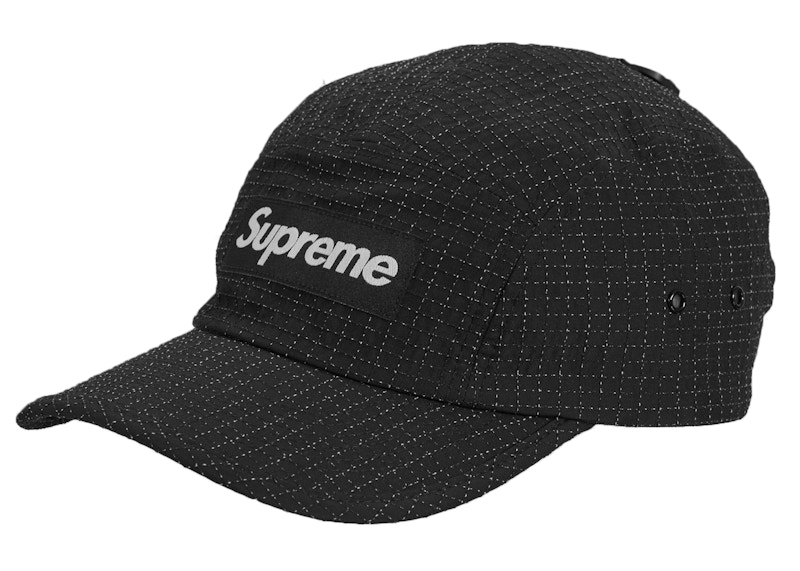 Supreme Glow Ripstop Camp Cap Zwart