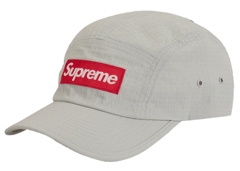 Supreme Glow Ripstop Camp Cap Grijs