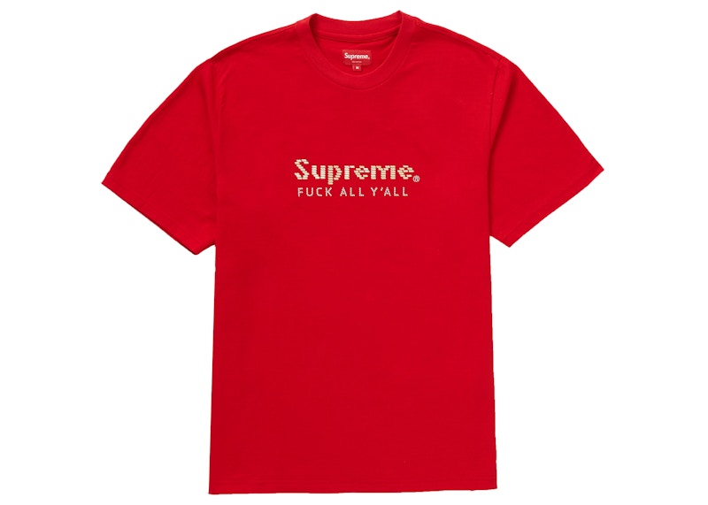 Supreme Bars Tee Rood
