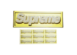 Supreme Retro Bling Box Logo Sticker Set