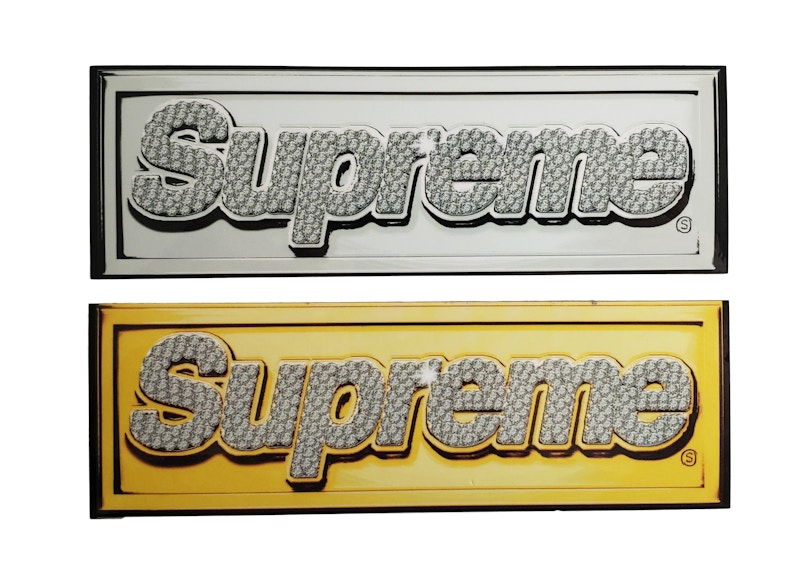 Supreme and Platinum Bling Box Logo Sticker Set