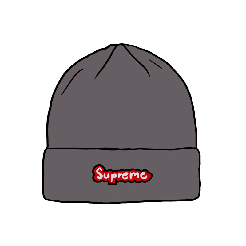 Supreme Gonz Logo Beanie Grijs