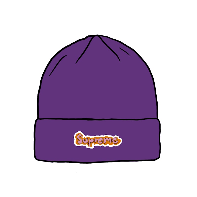 Supreme Gonz Logo Beanie Paars