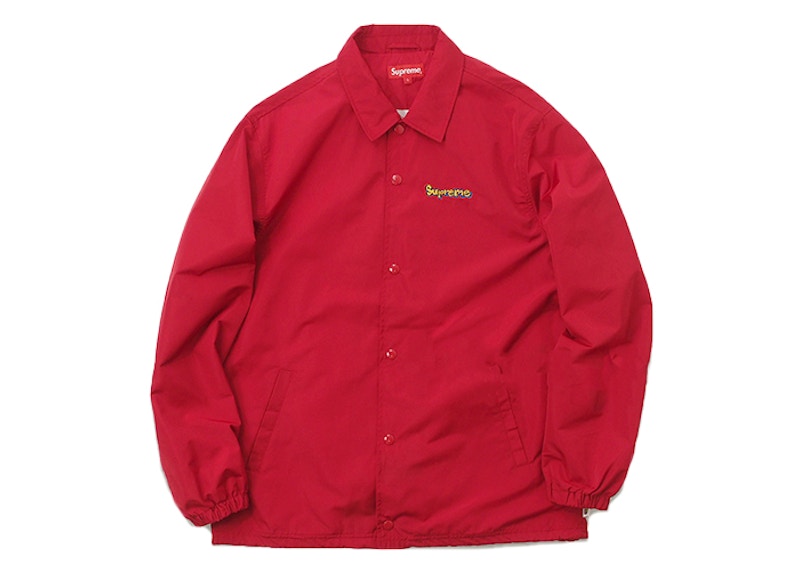 Supreme Gonz Logo Coaches Jacket Rood