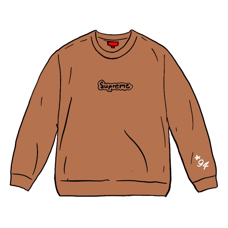 Supreme Gonz Logo Crewneck Bruin