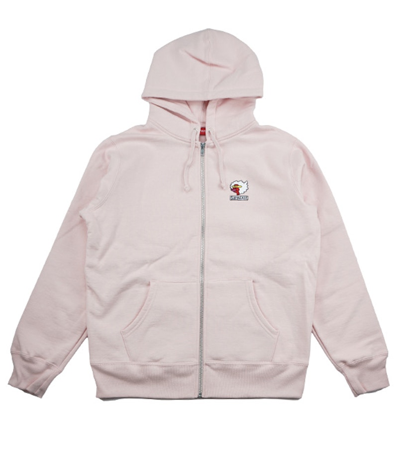 Supreme Gonz Ramm Zip Up Sweatshirt Pale Roze