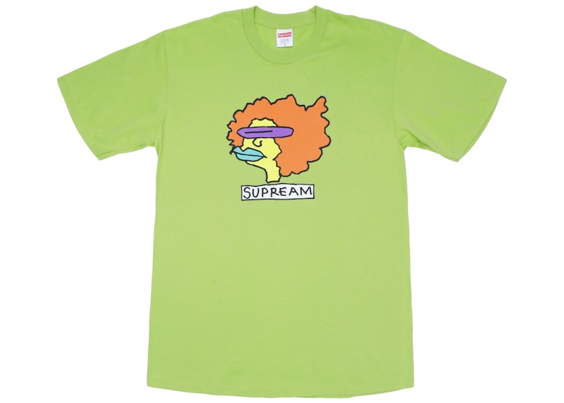 Supreme Gonz Tee Lime Groen