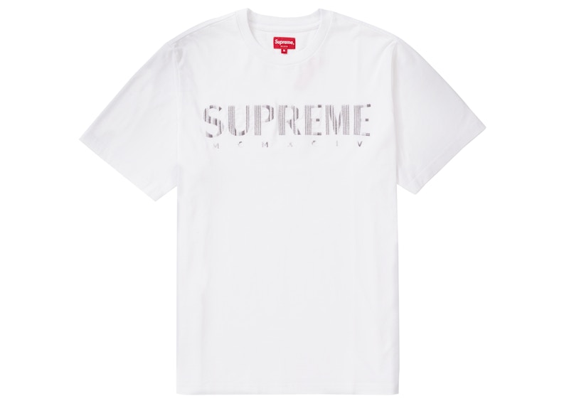 Supreme Gradient Logo Tee Wit