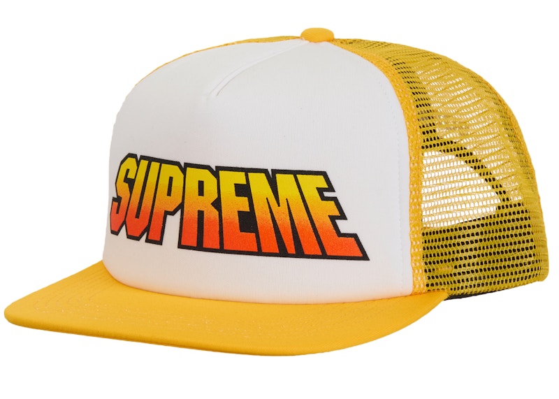 Supreme Gradient Mesh Back 5-Panel Goud