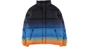 Supreme Gradient Puffy Jacket Blauw