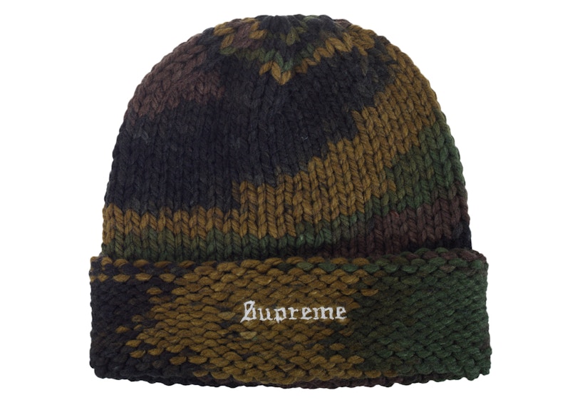 Supreme Gradient Spacedye Beanie Olijf
