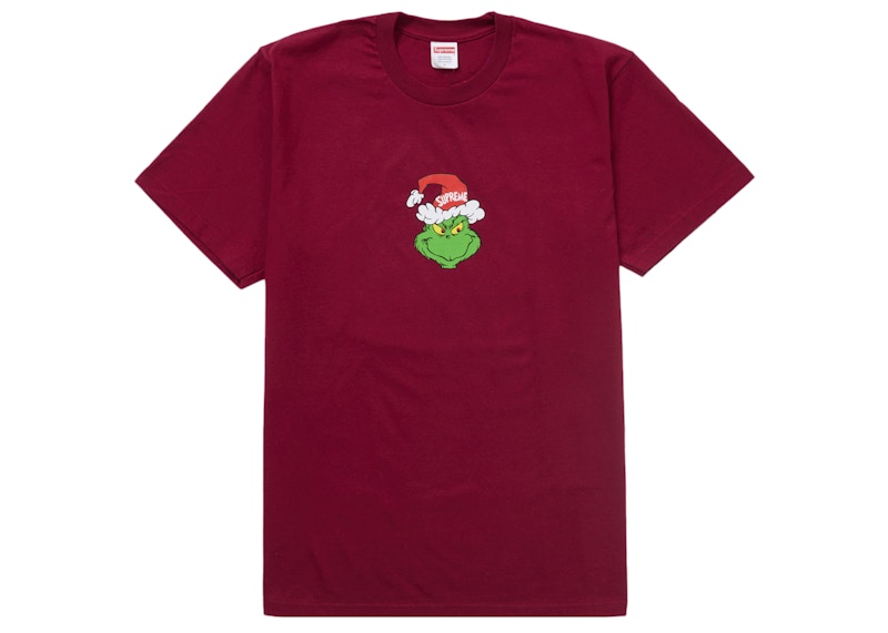 Supreme Grinch Tee Cardinal