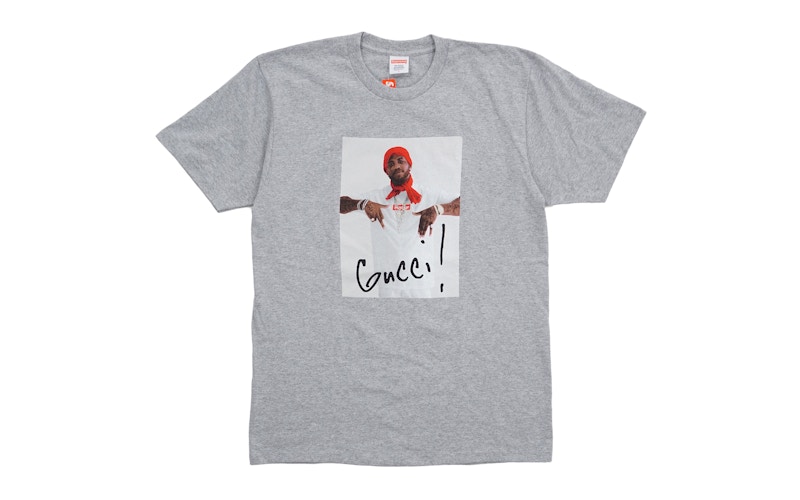 Supreme Gucci Mane Tee Grijs