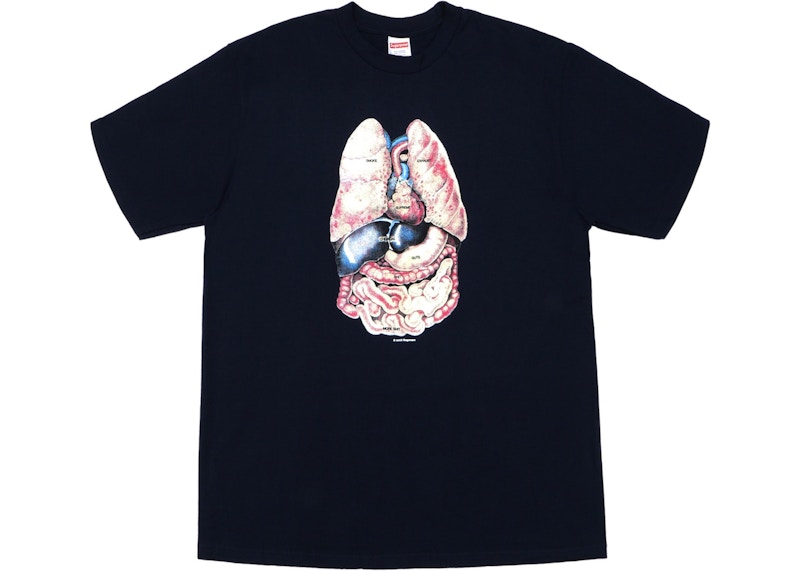 Supreme Guts Tee Zwart