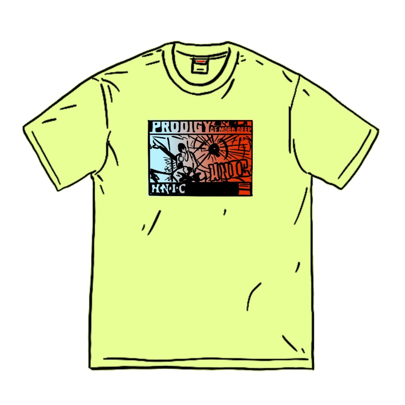 Supreme HNIC Tee Bright Geel