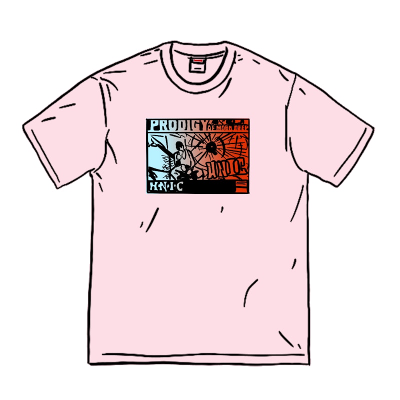 Supreme HNIC Tee Light Roze