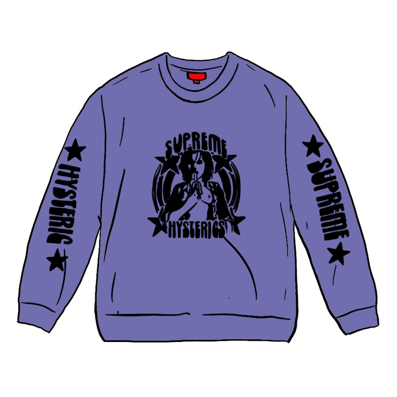 Supreme HYSTERIC GLAMOUR /S Tee Light Paars