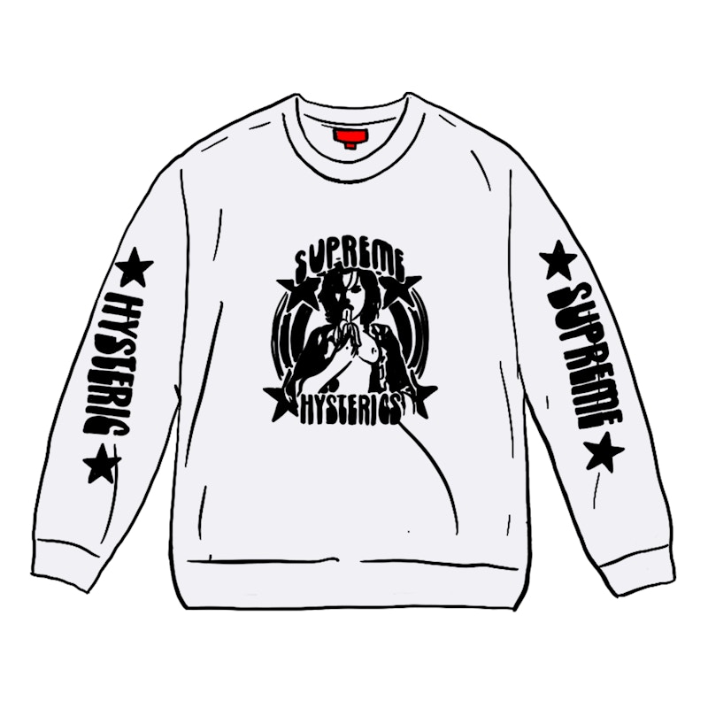 Supreme HYSTERIC GLAMOUR /S Tee Wit