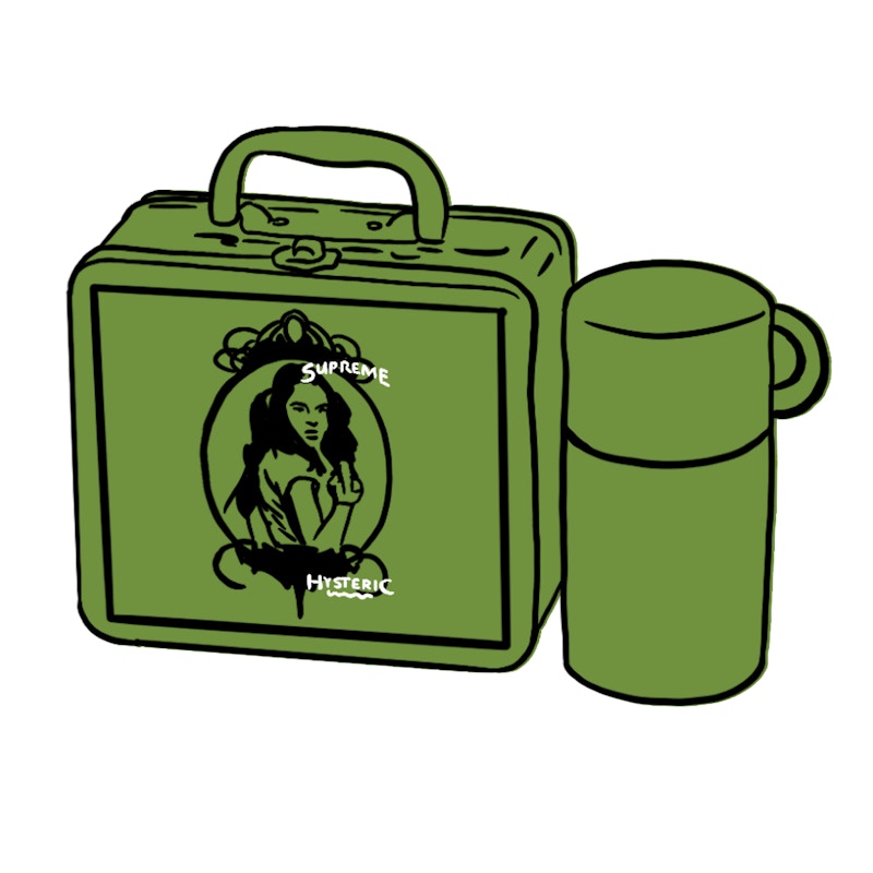 Supreme HYSTERIC GLAMOUR Lunchbox Set Lime Groen