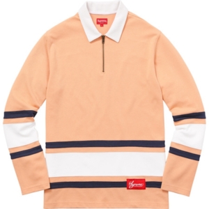 Supreme Half Zip Rugby Peach