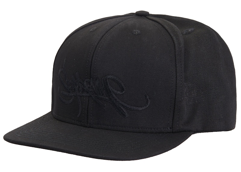 Supreme Handstyle 6-Panel Zwart