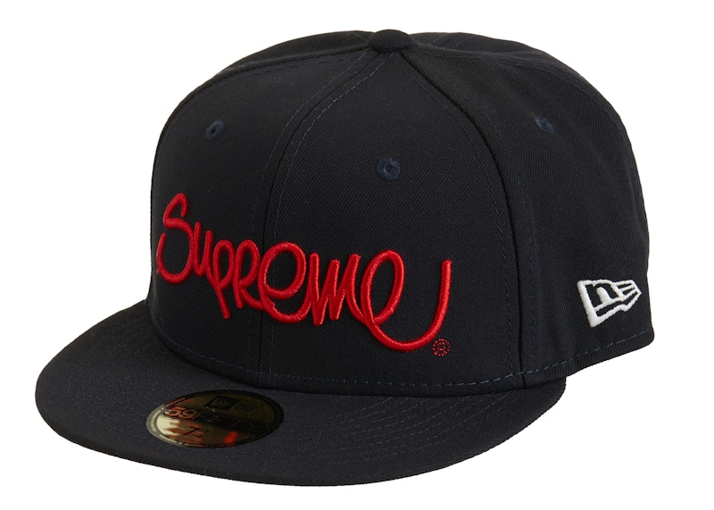 Supreme Handstyle New Era Blauw