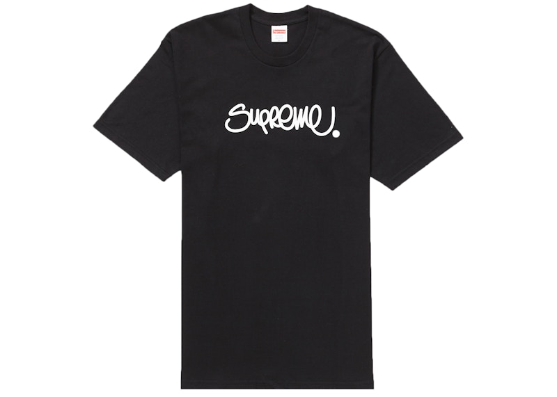 Supreme Handstyle Tee Zwart