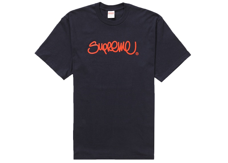 Supreme Handstyle Tee Blauw