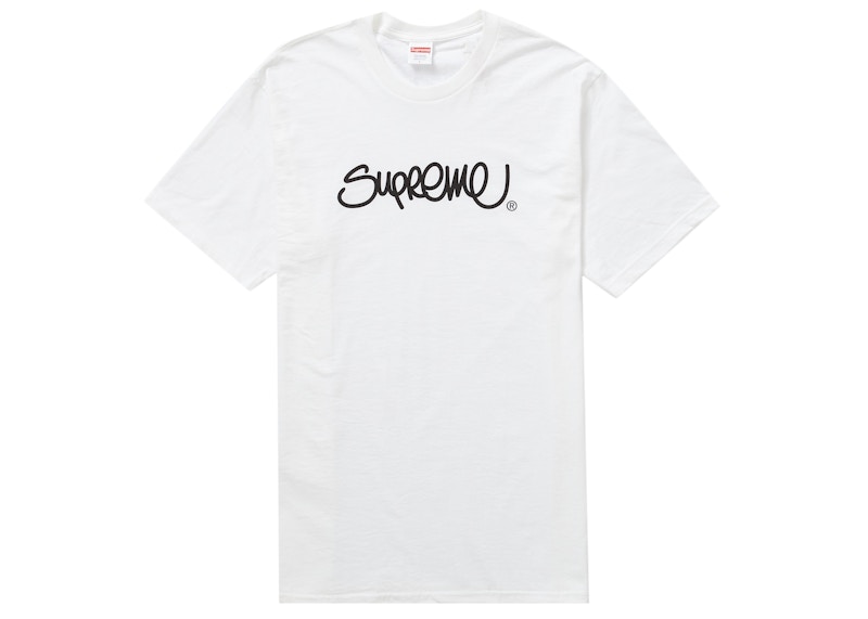 Supreme Handstyle Tee Wit