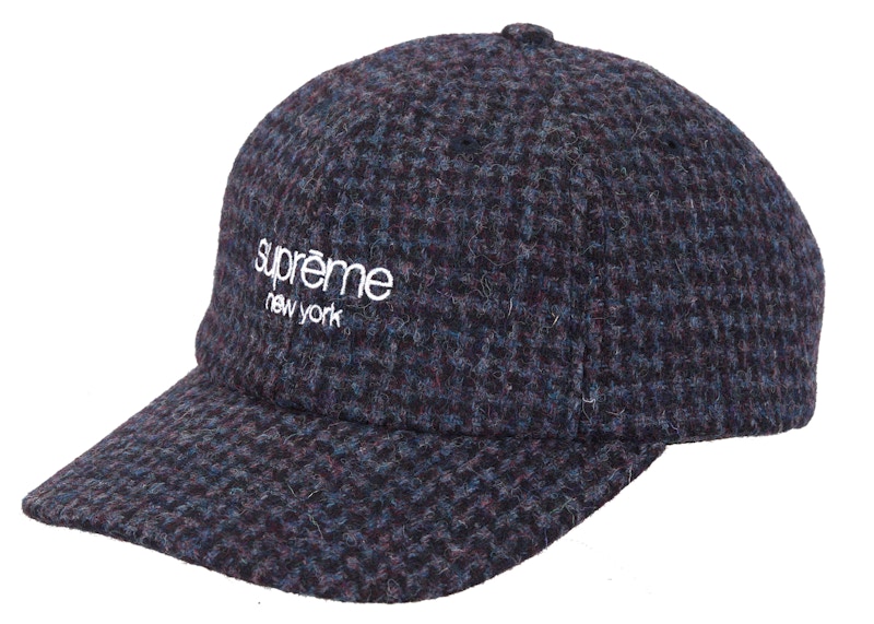 Supreme Harris Tweed 6-Panel Blauw