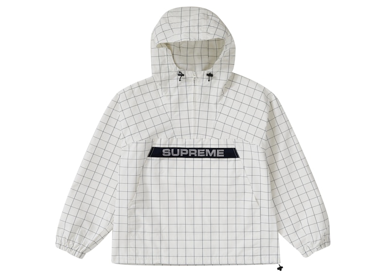 Supreme Heavy Nylon Anorak Windowpane Window Pain
